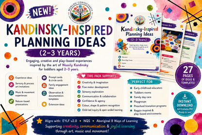 Kandinsky-Inspired Planning Ideas (2–3 Years)