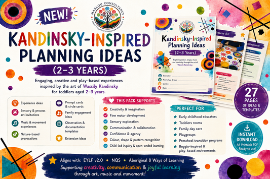 Kandinsky-Inspired Planning Ideas (2–3 Years)