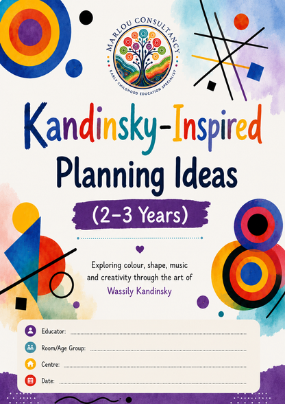 Kandinsky-Inspired Planning Ideas (2–3 Years)