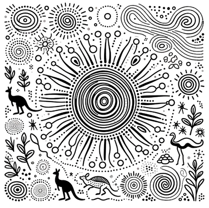 Aboriginal Art Inspiration Sheets